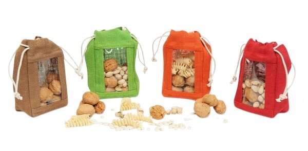 Image du produit Sacs pochons jute colorés