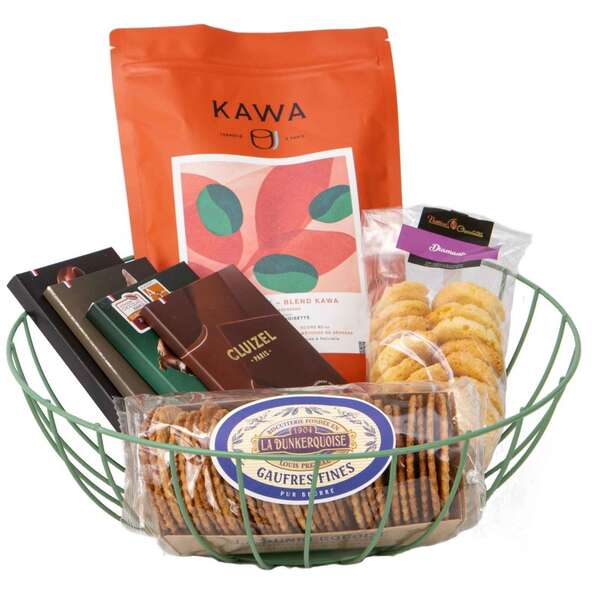 Image du produit Corbeille metal Verte ronde Sauvage