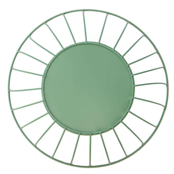 Image du produit Corbeille metal Verte ronde Sauvage
