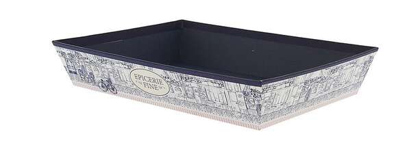 Image du produit Corbeille Carton Rectangle Epicerie Fine