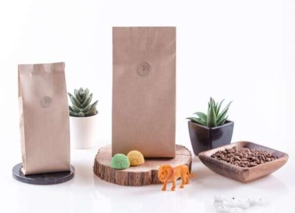 Image du produit Sachet KRAFT + intérieur ALU  Valve