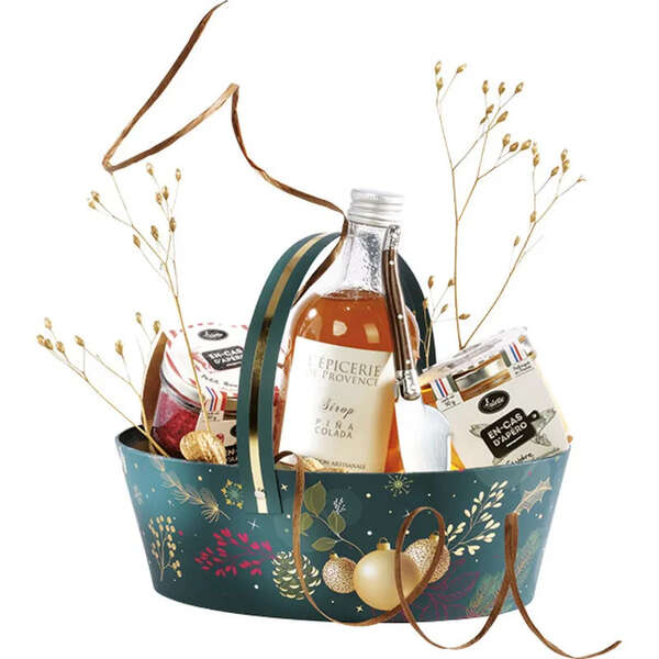 Image du produit Panier Carton Ovale 