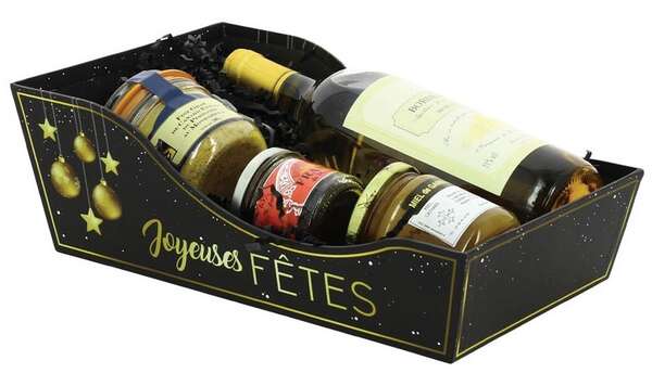 Image du produit Corbeille Carton Traineau