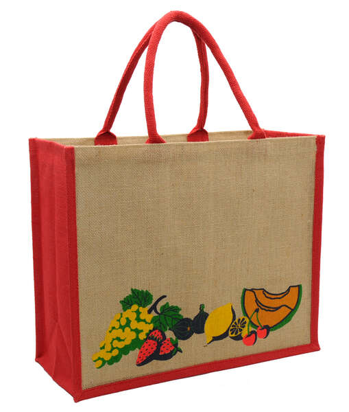 Image du produit Sac en toile de jute impression 
