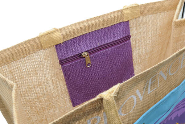 Image du produit Sac en toile de jute impression 