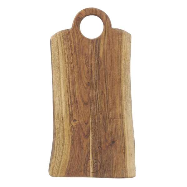 Image du produit Planche à découper en acacia huilé avec passe-main.