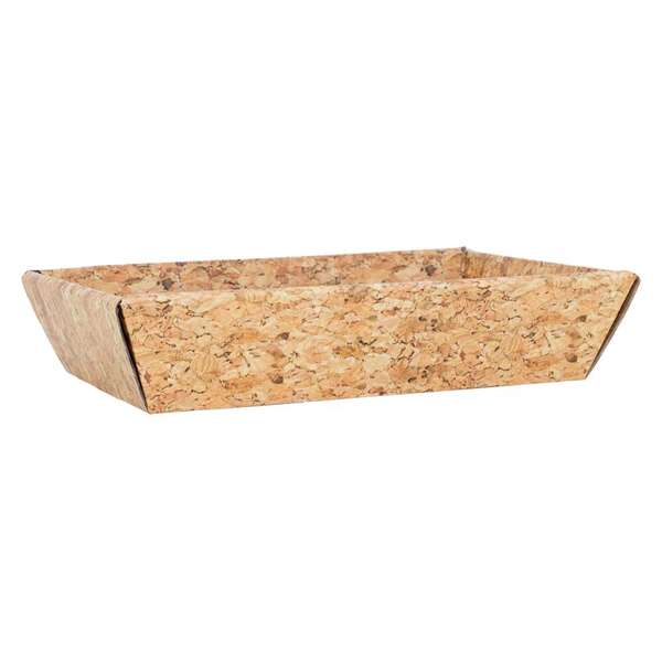 Image du produit Corbeille en carton pliable, décor liège
