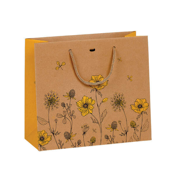 Image du produit Sac papier kraft EVEIL CHAMPETRE jaune