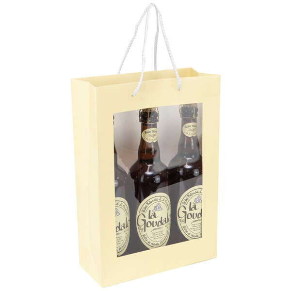 Image du produit Sac carton 3 bouteilles avec fenêtre – Fresh Beer
