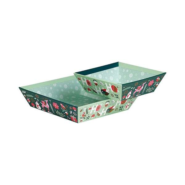 Image du produit Corbeille carton carrée JARDIN D'HIVER