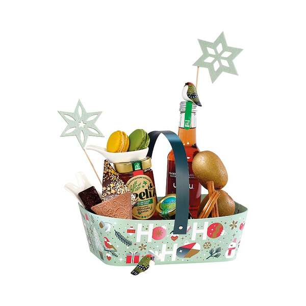 Image du produit Panier carton rectangle angles arrondis JARDIN D'HIVER