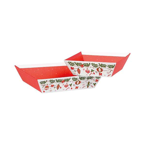Image du produit Corbeille carton carrée VIVEMENT NOEL