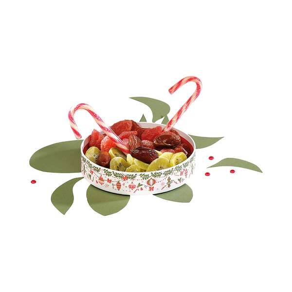 Image du produit Corbeille carton ronde VIVEMENT NOEL