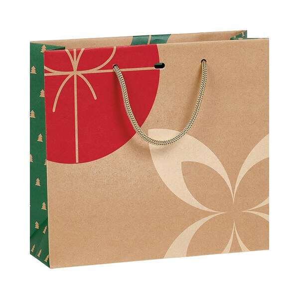 Image du produit Sac papier kraft NOEL NATURE