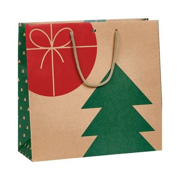 Image du produit Sac papier kraft NOEL NATURE