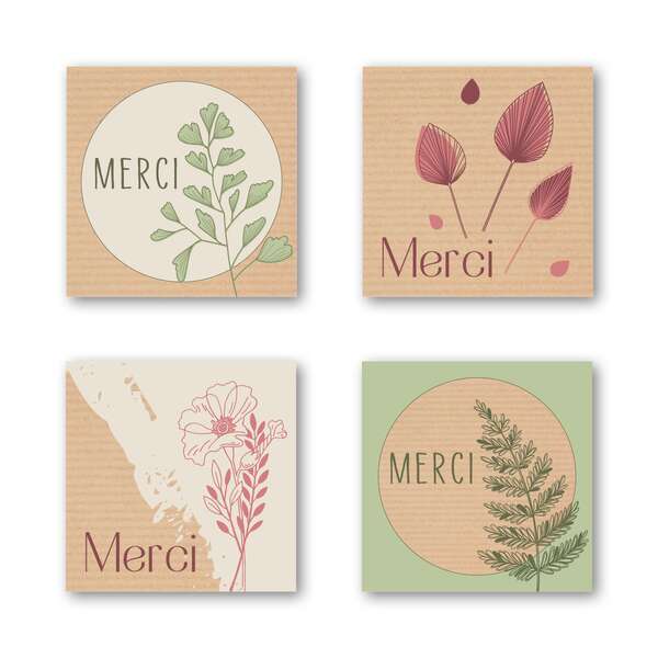 Image du produit Etiquette merci