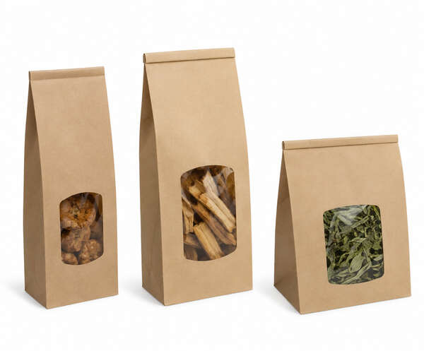 Image du produit Sachets kraft avec barrette de fermeture