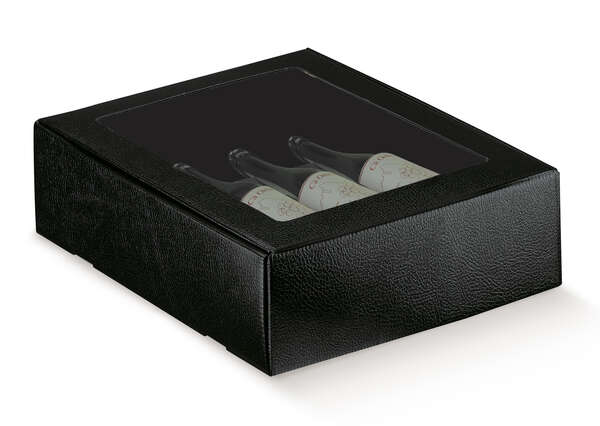 Image du produit Coffret 3 bouteilles avec fenêtre transparente