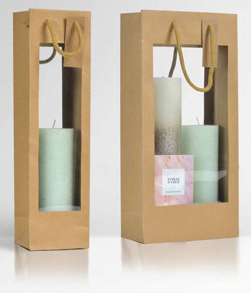 Image du produit Sacs Kraft DOUBLE FENÊTRES