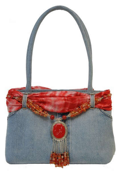 Image du produit Sac à main en jean 3 couleurs