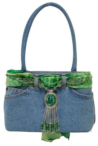Image du produit Sac à main en jean 3 couleurs
