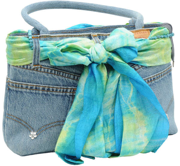 Image du produit Sac à main en jean 3 couleurs