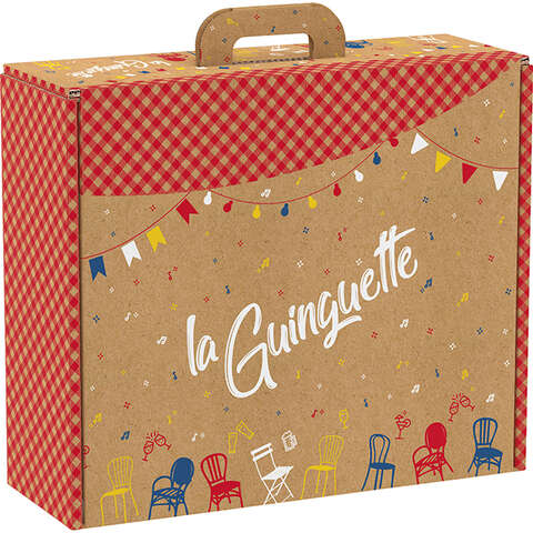 Valisette carton "la Guinguette" : Boites