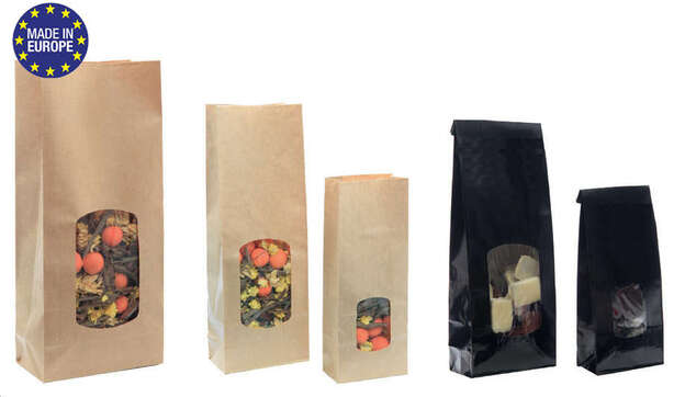 Mini-sacs fenêtre pour les produits du Terroir : Sachets