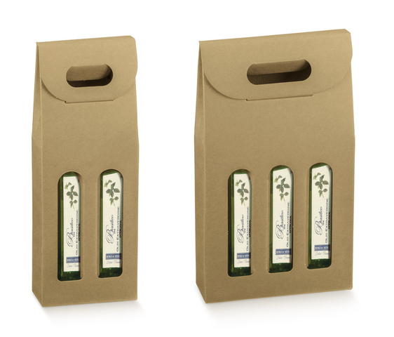 Coffrets carton huile d'olive : Bouteilles